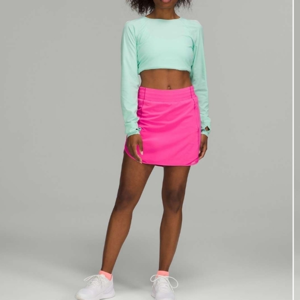 LULULEMON Hotty Hot High-Rise Skirt Sonic Pink Size 4